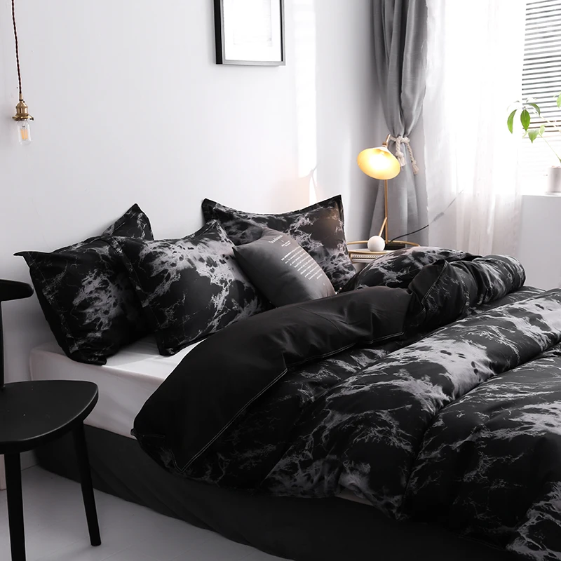 Пододеяльник набор камень с леопардовым принтом Ласточка геометрическим