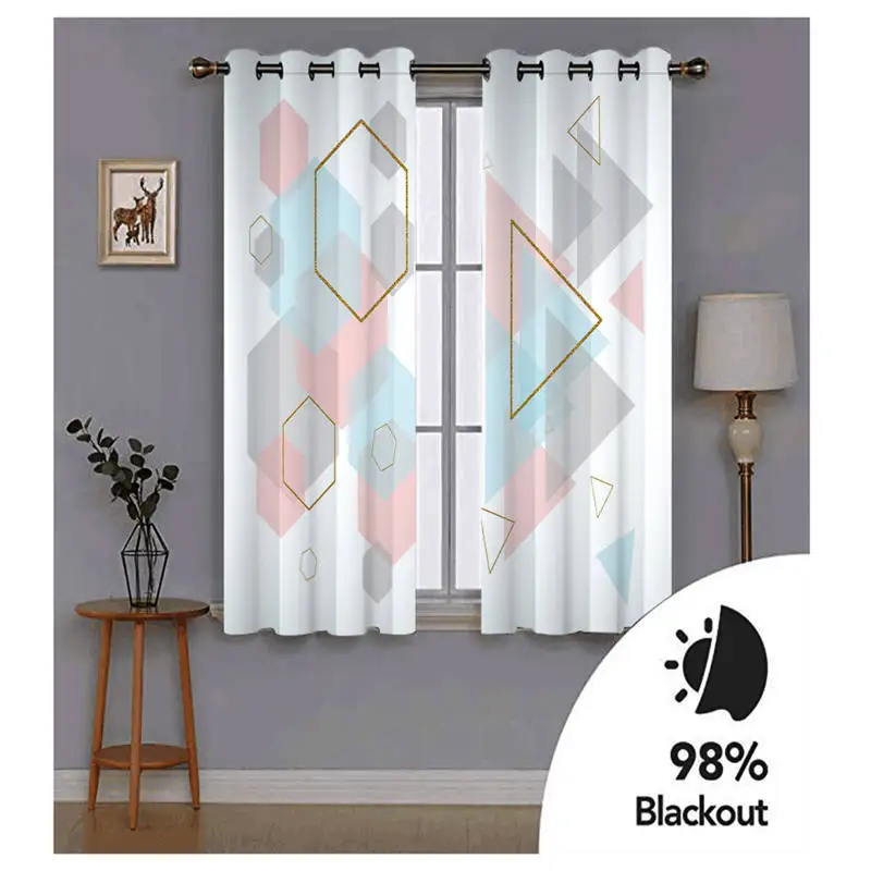 

Шторы на окна, светонепроницаемые 3D шторы, простые цветные графические однотонные шторы на стену для гостиной, офиса, отеля