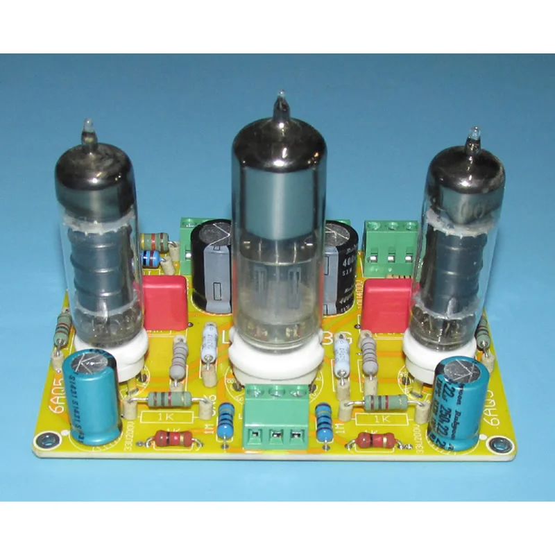 6N6 + 6AQ5 предусилитель с активной нагрузкой низкое внутреннее сопротивление