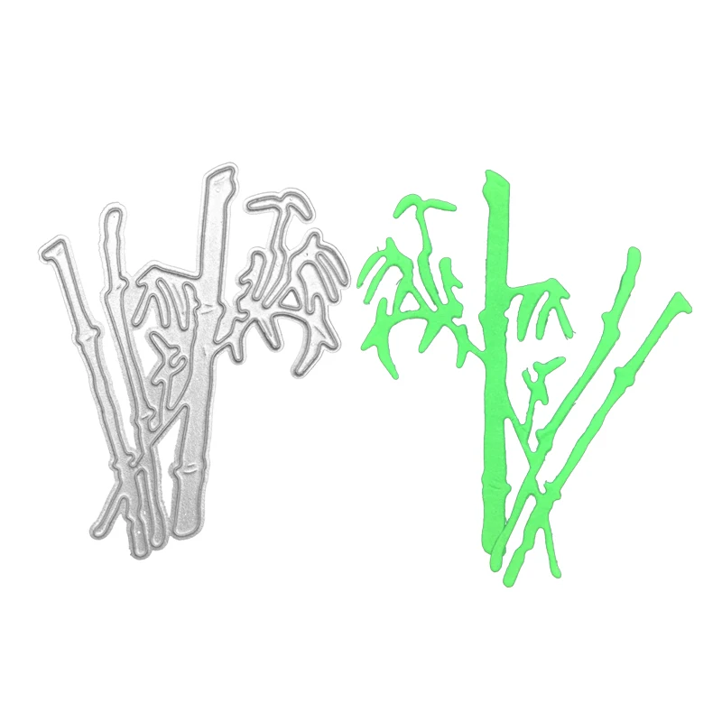 Новый завод Бамбуковая металлическая Форма для резки набор серебряных