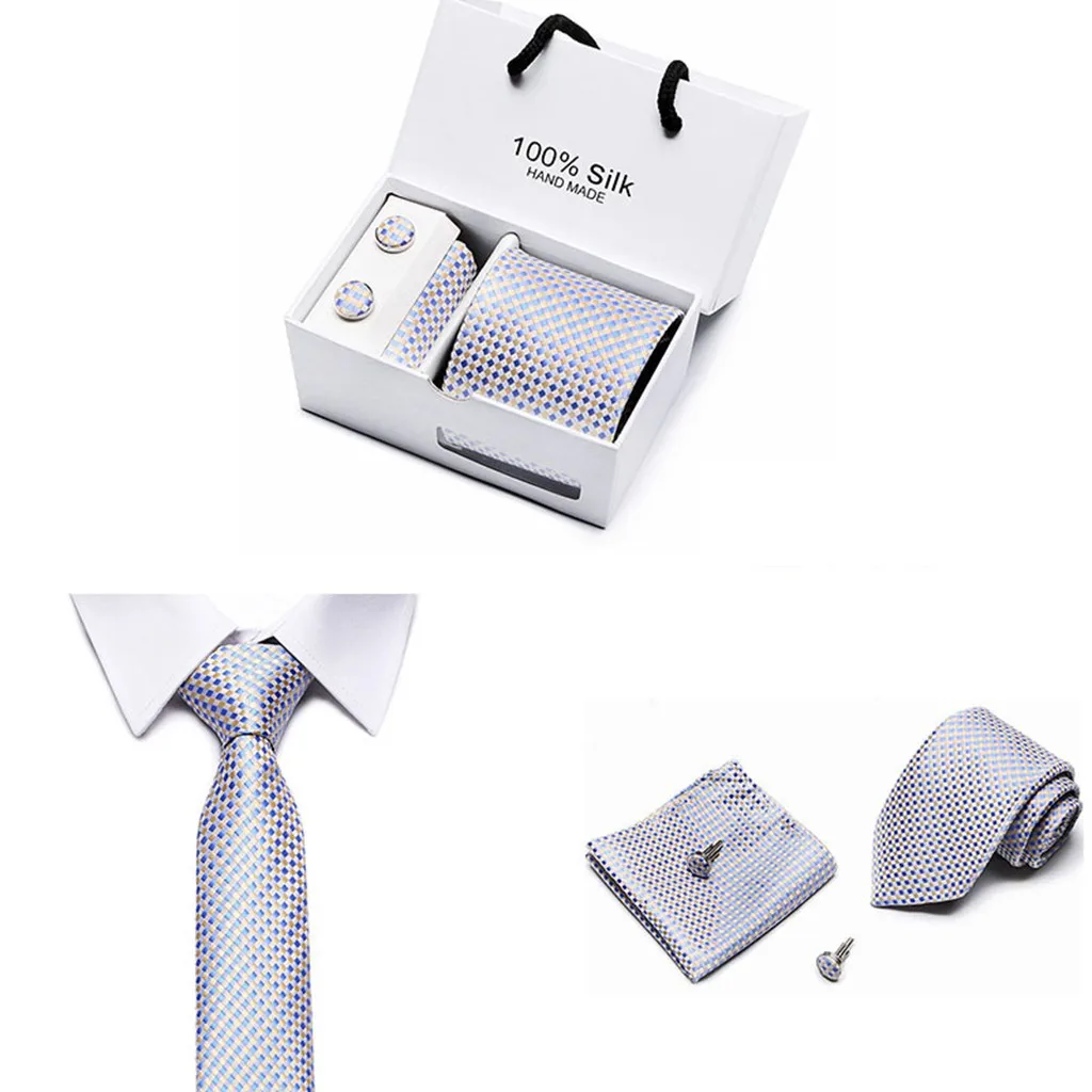 

Men's Fashion Multi-color Gift Box Tie Suit Business Dress Wedding Style Tie Fashion business wedding bow tie Male Dress gift