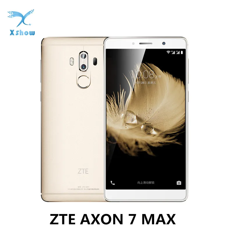 Смартфон zte AXON 7 MAX с глобальной ПЗУ Snapdragon 625, четыре ядра, 6,0 дюймов, 4 Гб ОЗУ, 64 Гб ПЗУ, мобильный телефон с отпечатком пальца