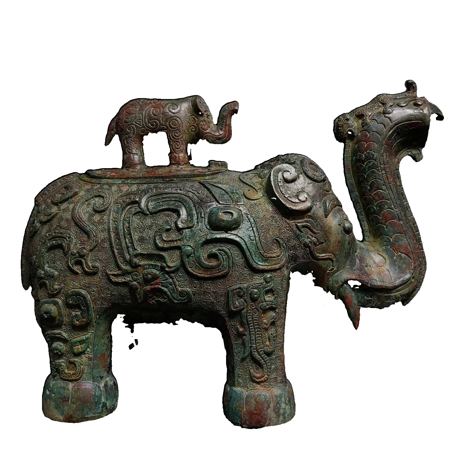 

Laojunlu Shang и Zhou Бронзовый Слон Dzong коллекция антикварных бронзовых шедевров в традиционном китайском стиле