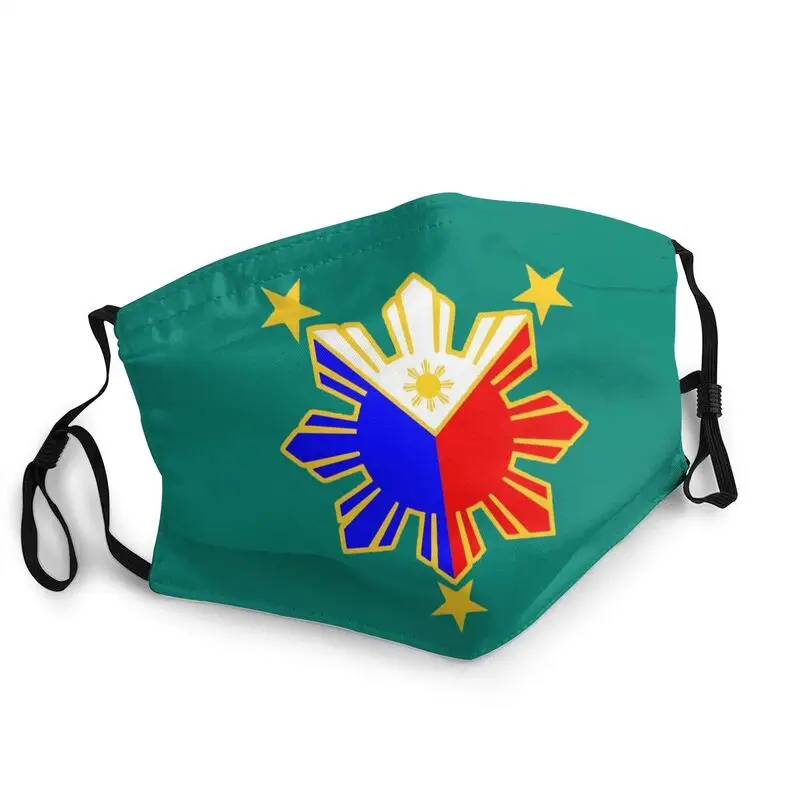 

Washable Philippine Flag Nautical Star Mask for Face Mask Men Women Anti Dust Protection Cover Respirator Mouth Muffle