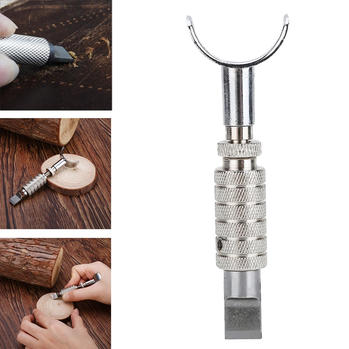 

Adjustable Carving Swivel Leathercraft Craft Tool Manual Rotary Tools Stainless Steel Rotary Cutter Leather Working Accessories