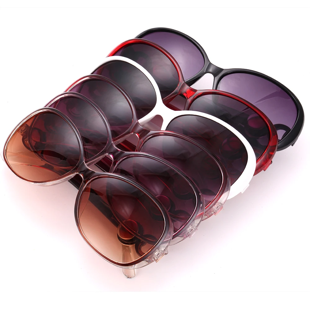 Новые оснастки кнопки солнцезащитные очки модные овальные ювелирные изделия