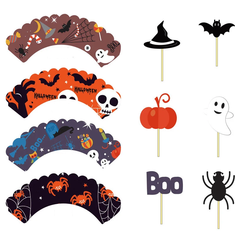 Хэллоуин тема кровавый торт украшение приведение в виде тыквы летучая мышь паук