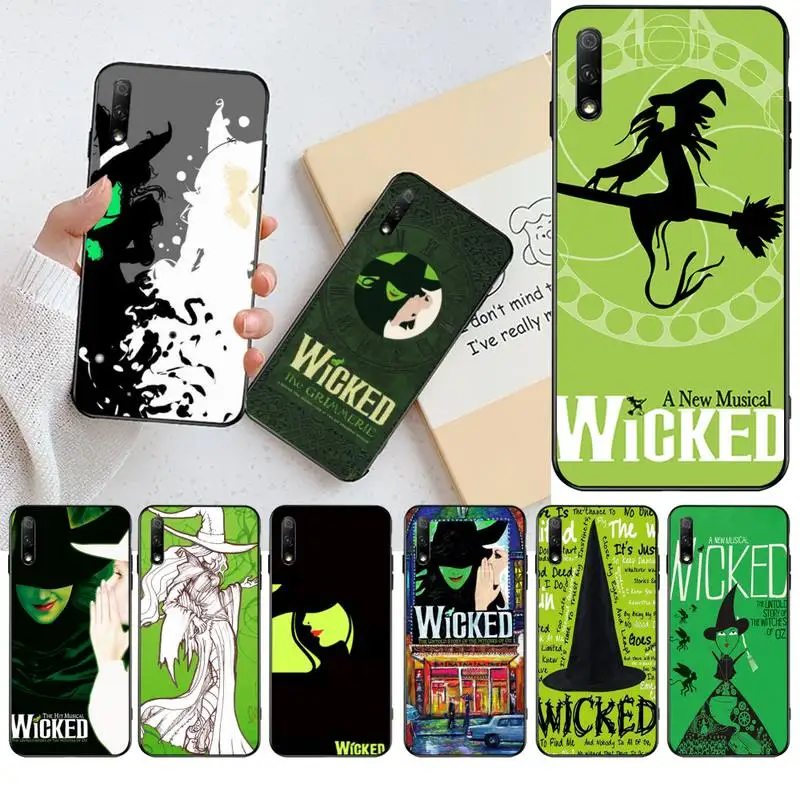 

HUAGETOP New WICKED The Musical Soft Rubber Phone Cover For Huawei Nova 6se 7 7pro 7se honor 7A 8A 7C Prime2019