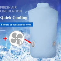 2020 summer new usb fan quick cooling hiking vest fishing cycling vest high temperature work outdoors breathable menwomen top