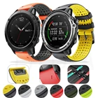 Ремешок силиконовый для часов Fenix 6, 6X Pro, 5X, 5 Plus, 3 HR, 935, Mk1, MK2, D2, Delta PX, 26 мм, 22 мм