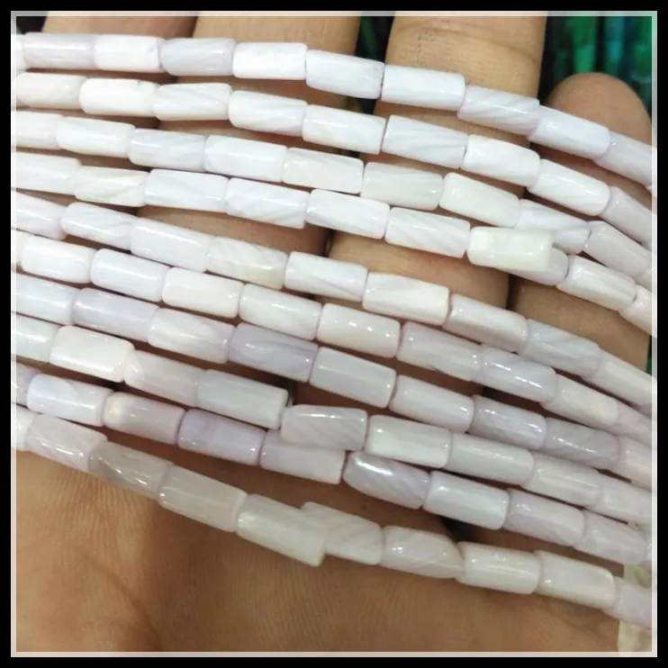 light pink 100 шт Бусы из натурального жемчуга Размер 4x8 мм длинные бусины формы 2 струны для браслетов из бисера своими руками - Цвет: light pink
