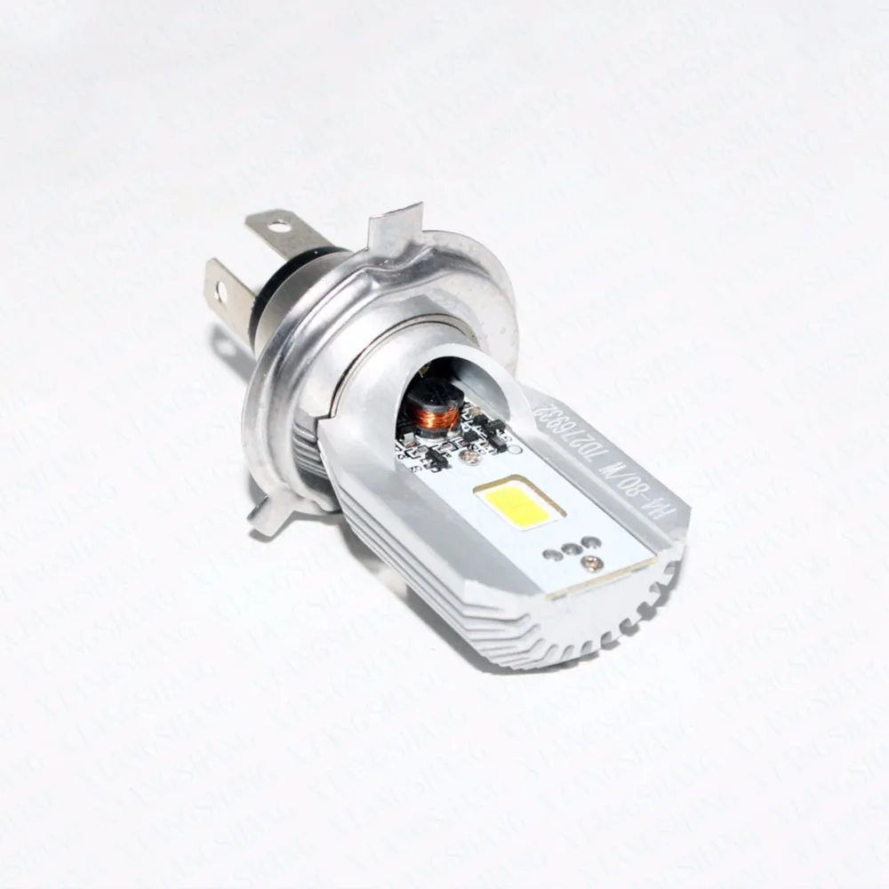 Светодиодная лампа H4 для мотоцикла 12 Вт 6000 лм | Автомобили и мотоциклы