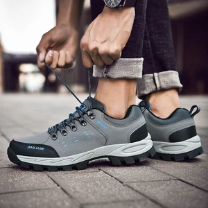 Мужская износостойкая походная обувь, водонепроницаемые кроссовки для скалолазания, нескользящая обувь для охоты и трекинга, уличные тактические ботинки