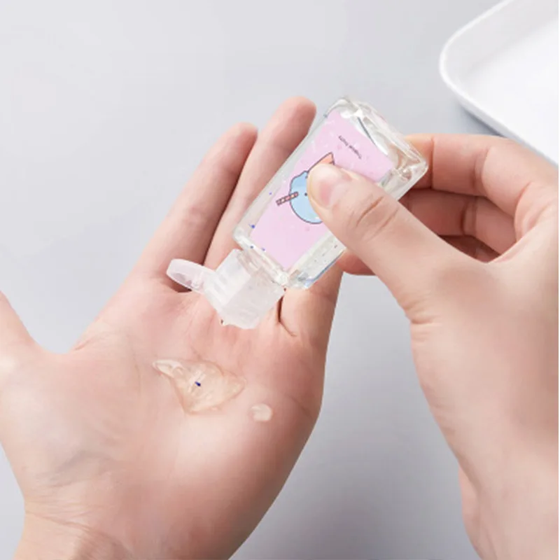 2000pcs Mini Bottle Waterless Hand Sanitizer Refreshing Gel Pocket Size 30ml Wash for Unisex Kids Office School Style | Красота и