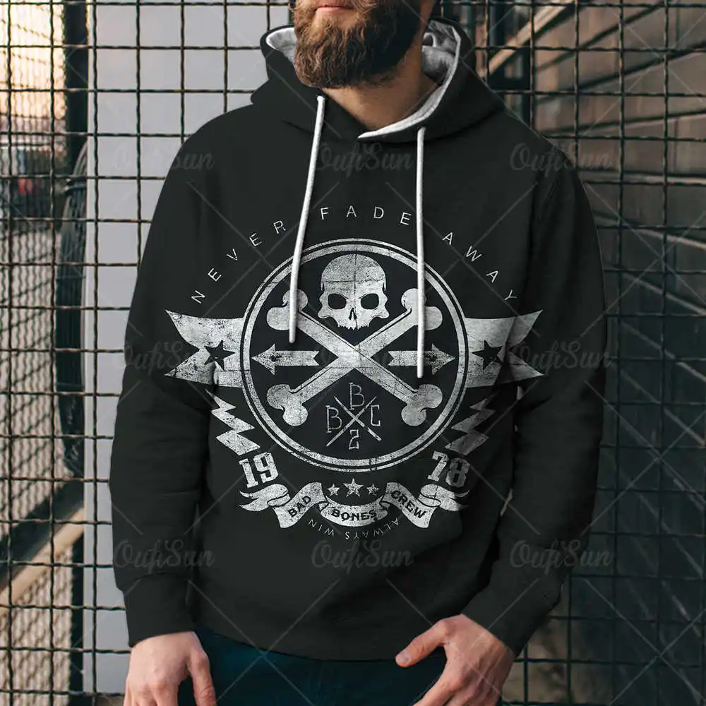 

Fashionable And Horrible Skull 3D Printing Men's/women's Hoodie Spring And Autumn Season Hoodie Top Coat Unisex Hoodies Oversize