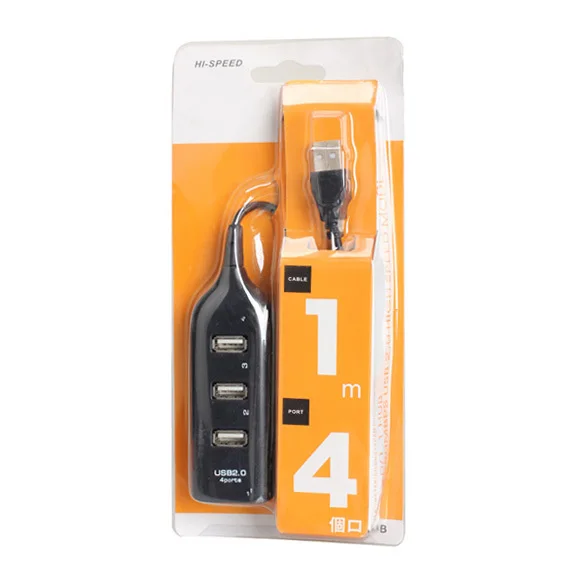 4 порта USB 2,0 высокоскоростной мини-концентратор разъем док-станция для портативных ПК JHP-лучший
