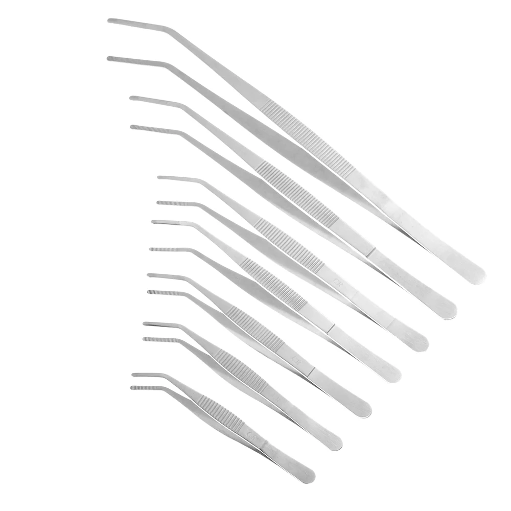 1 шт. 7 размеров новинка пинцет из нержавеющей стали для барбекю щипцы покрытие