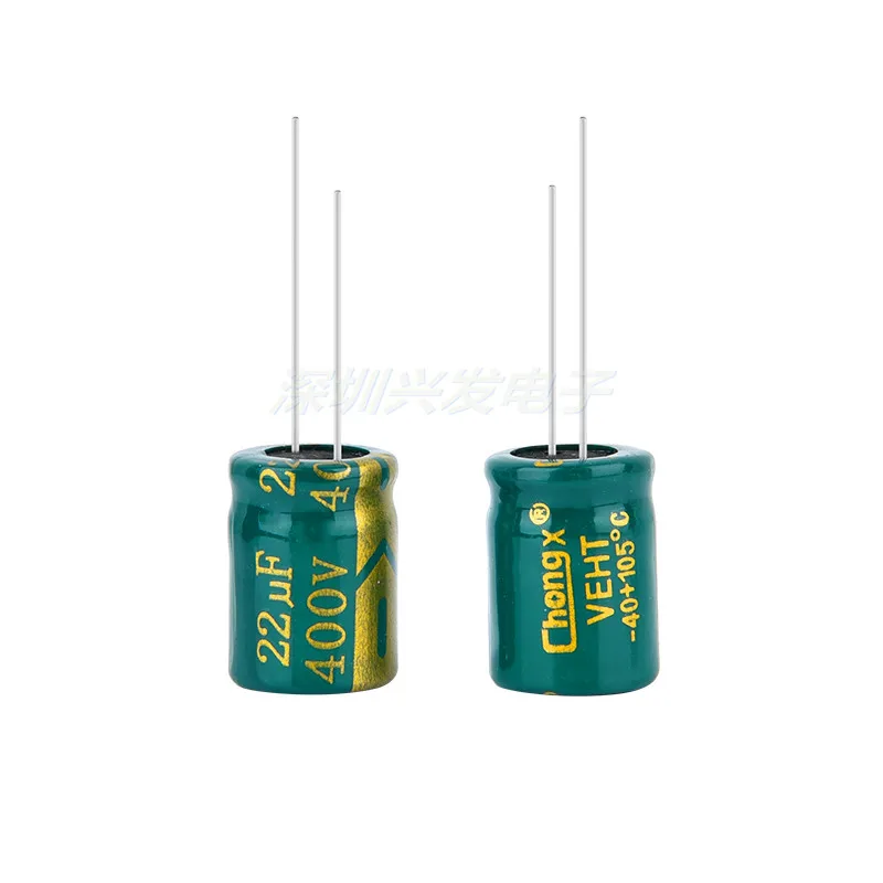 10 шт. 400v22uf высокой частоты и длительным сроком службы низкое сопротивление в 22