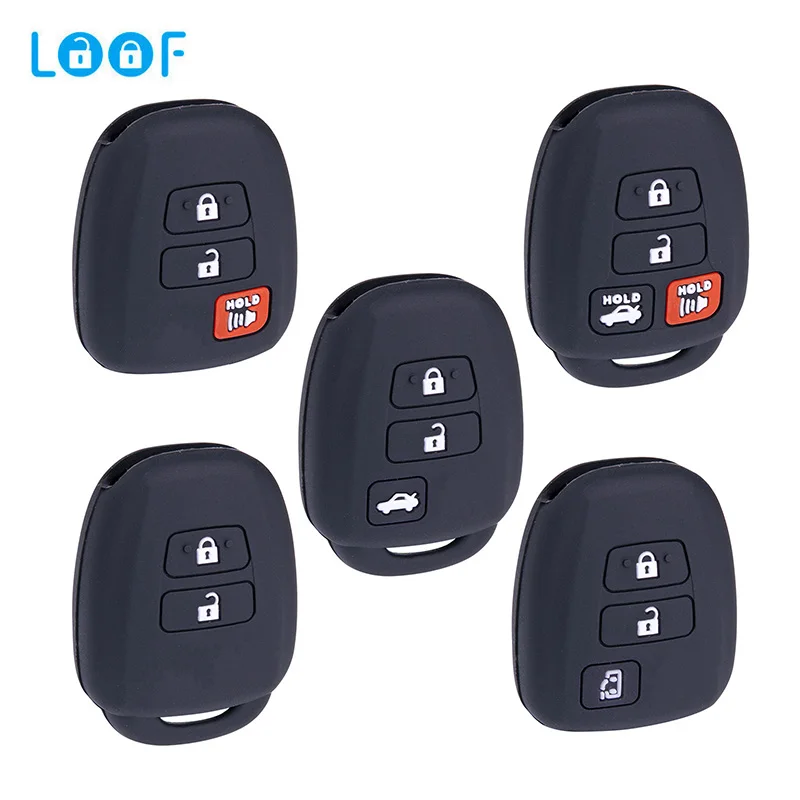 Силиконовый чехол для ключа крышка Toyota Camry Corolla Fielder Porte Vios Vitz Rav4 Prius Yaris Aygo