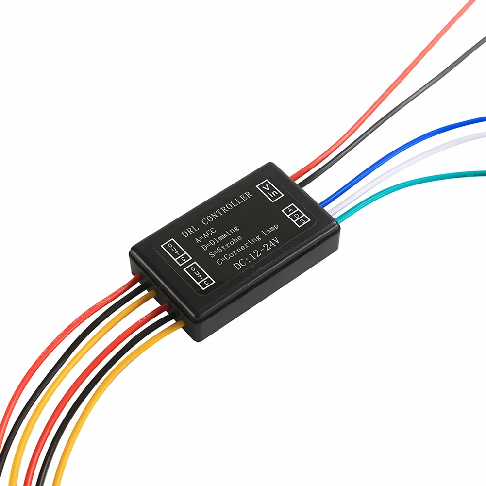 1 шт. Новый универсальный 12-24V DRL Строб-контроллер дневные ходовые огни светильник