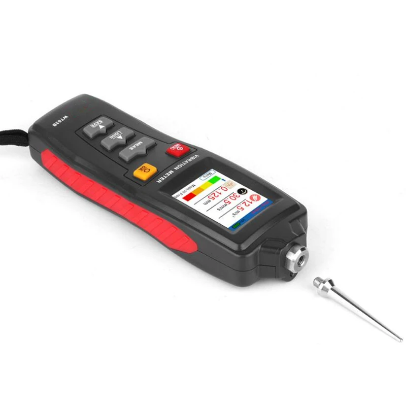 Digital Color LCD Vibration Meter 0.1-199.9M/S2 Velocity 0.1-199.9mm/STester WT63B Vibrometer Acceleration Tester | Инструменты