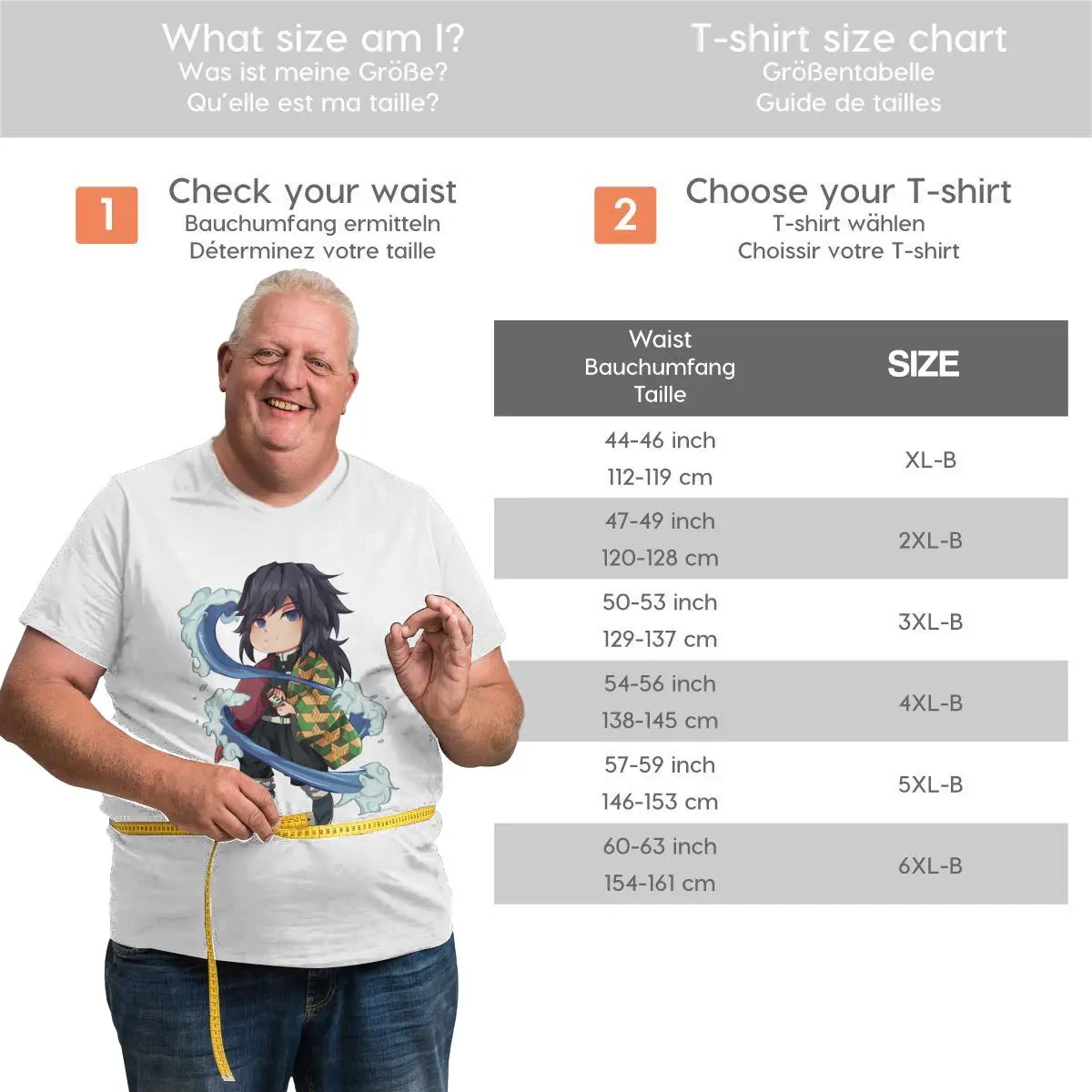

Anime Fans Tomioka Giyuu 7 men's T-shirts Micro play Short sleeveRound neck T-shirt