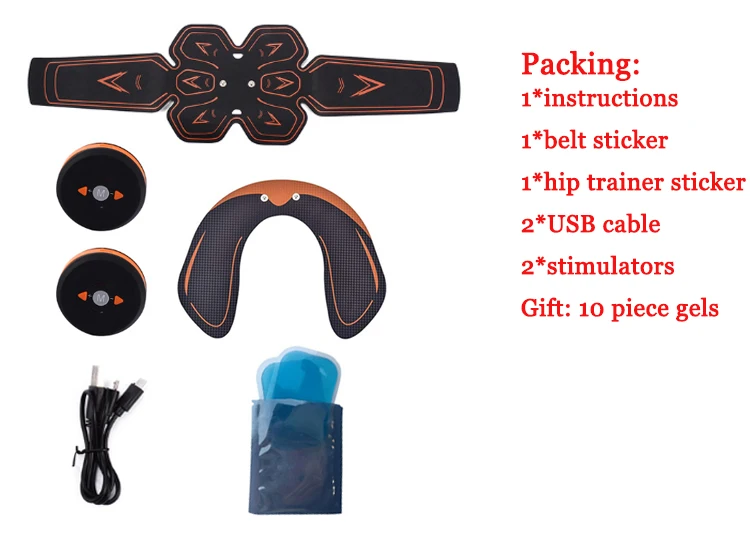 belt add hip trainer ABS/EMS перезаряжаемый беспроводной стимулятор мышц живота Смарт фитнес-Массажная наклейка пояс для похудения - Цвет: belt add hip trainer