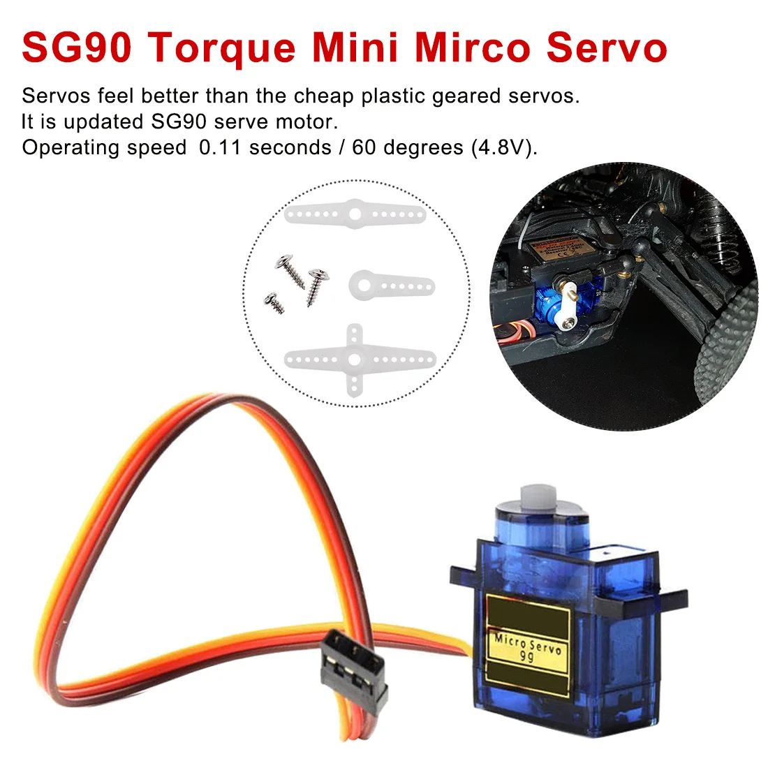10 шт. 9 г микро мини сервоприводы лучше, чем сервопривод SG90 Для RC 250 450 Вертолет самолет автомобиль корабль лодка робот все категории