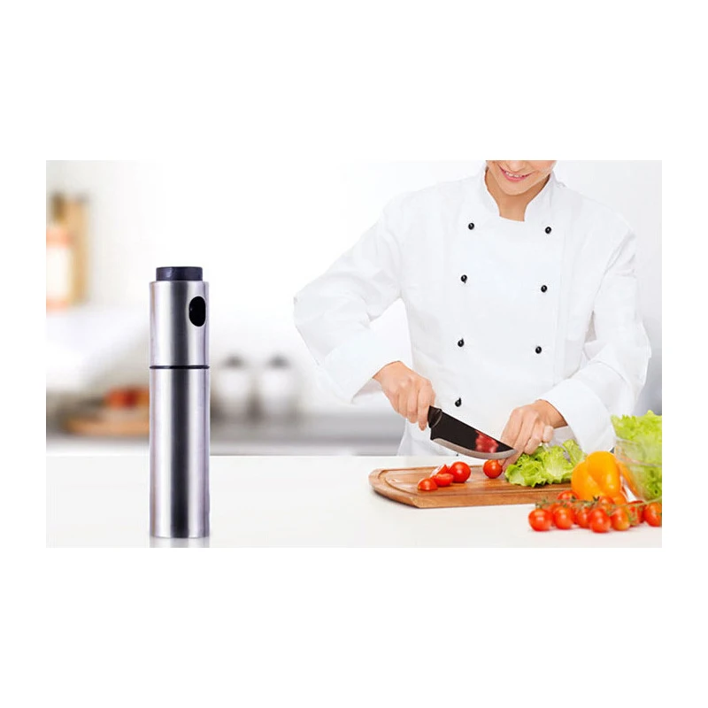 Стеклянный оливковый фотоопрыскиватель Essig из нержавеющей стали герметичный