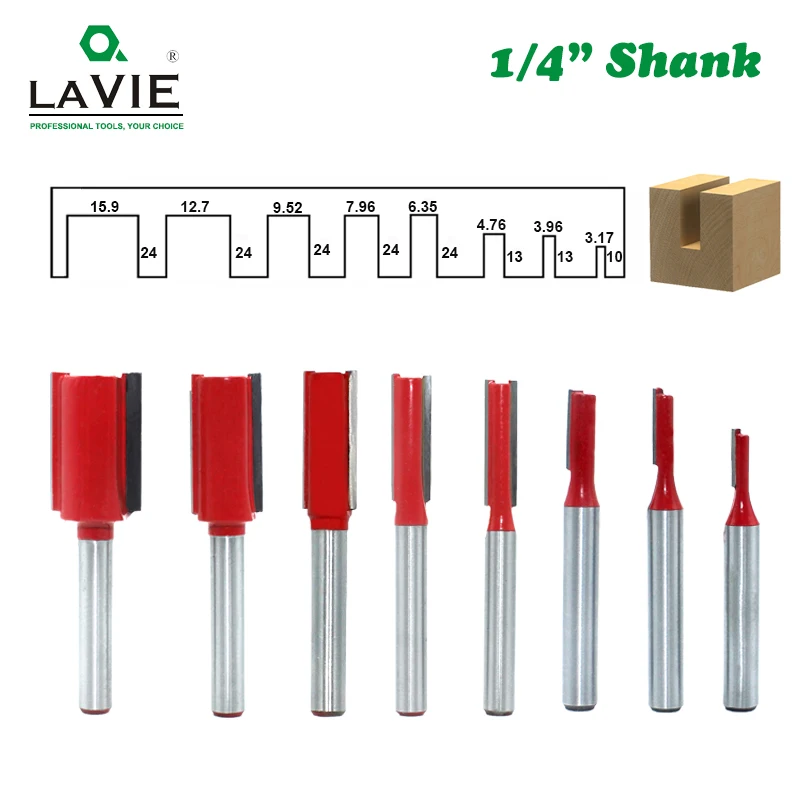 LAVIE 1 шт. 1/4 &quotхвостовик мм лезвие двойные канавки прямая бита