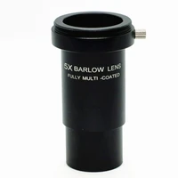 5x barlow lens 1 25 metal interface m42 for monocular binoculars eyepiece astronomical telescope accessories parts m7da