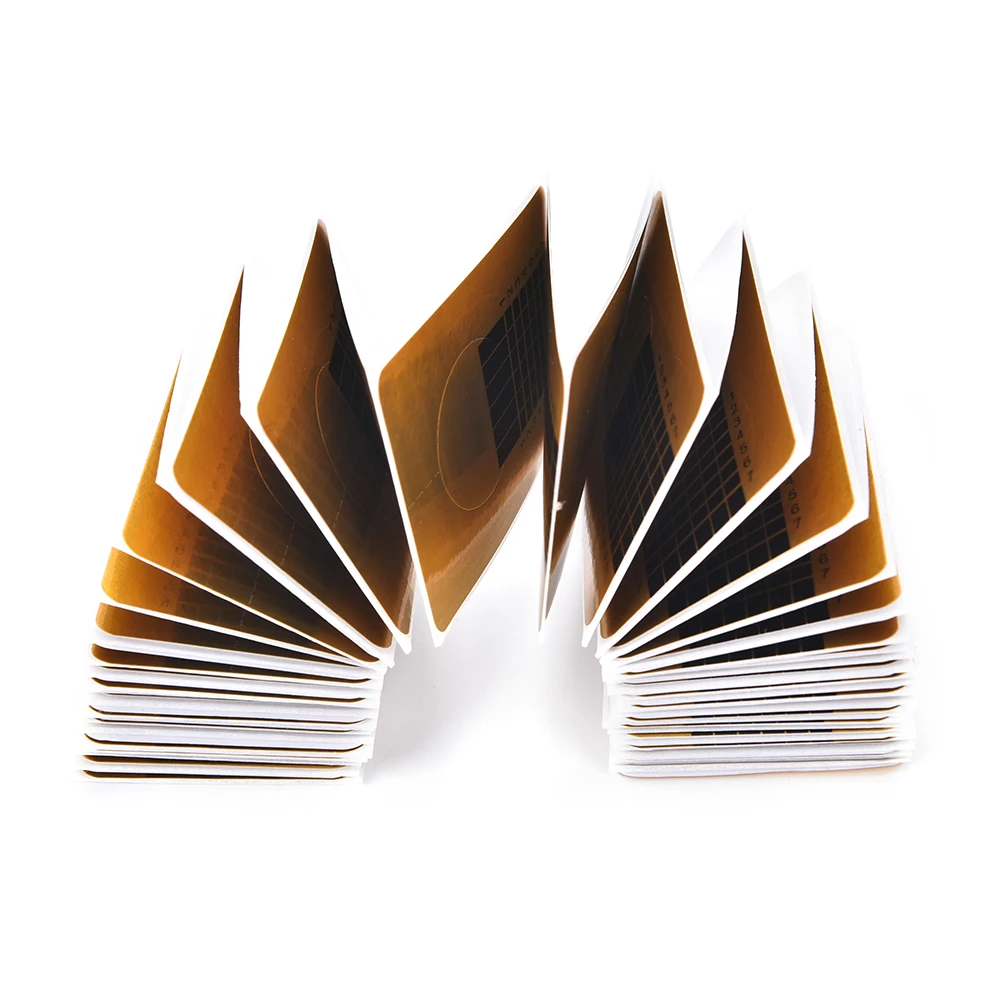 AACAR 100 шт./лот гелевые накладки для ногтей наклейки профессиональные формы