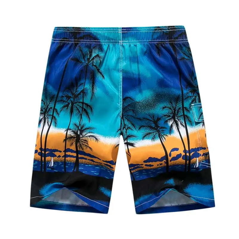 Для мужчин s доска Шорты летние кокосовые пальмы купальники Пляжные шорты СФР