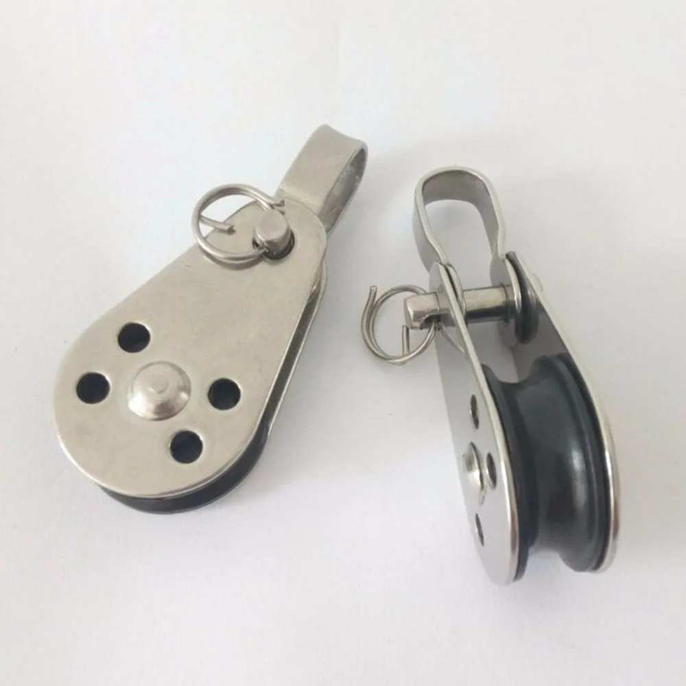 

Canoe Nylon Pulley Block Removable Pin Bracket Stainless Steel Silver 25mm