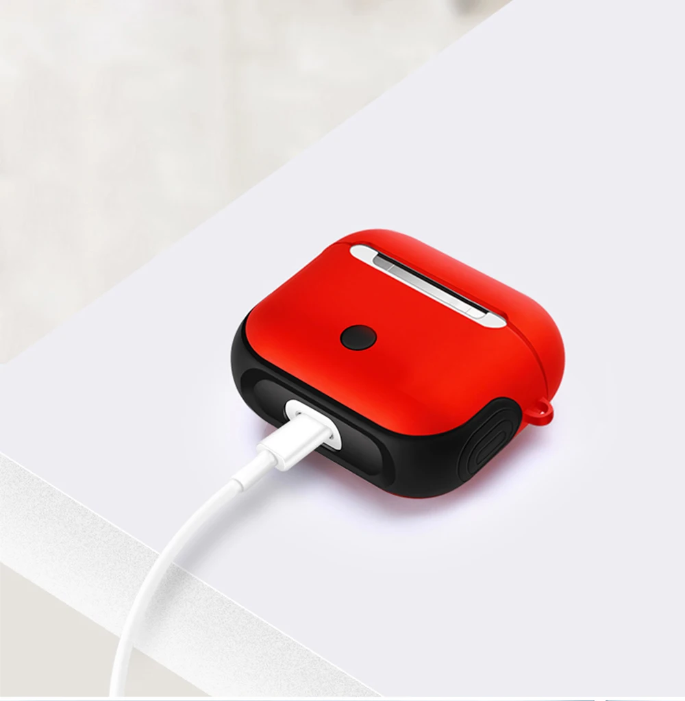 Keajor чехол для Airpods Pro Чехол для наушников беспроводной защитный жесткий чехол для Air Pods Pro Чехол Силиконовый+ PC Bluetooth наушники