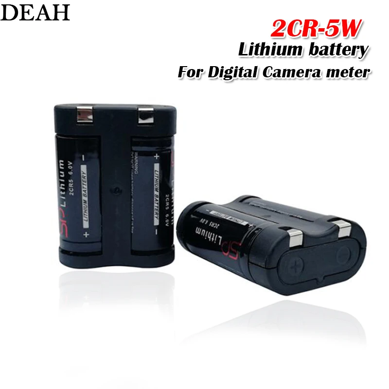 Литиевая батарея 2cr5 6V 2CR-5W 2CP3845 для цифровых фотоаппаратов высокая емкость 2