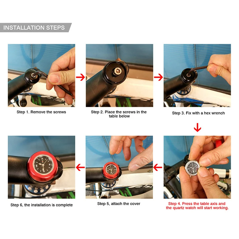 Водонепроницаемый велосипедный фонарь светящаяся гарнитура часы компьютер