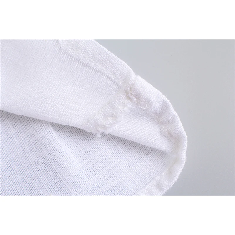 

KRSBZa Summer Women's White Square Collar Lantern Sleeve Lace-up Elastic Top Short Sleeve Single-breasted Cotton Top Casual Swee