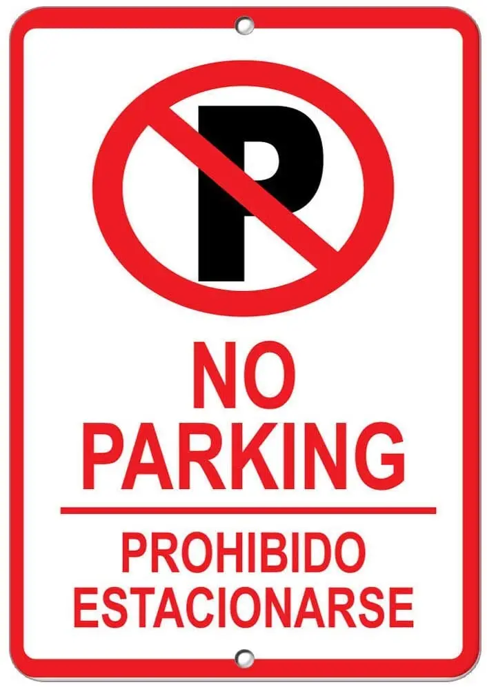 

Нет парковки запрещено 3 парковочный плакат Забавный художественный Декор винтажный алюминиевый Ретро металлический жестяной знак 20x30 см