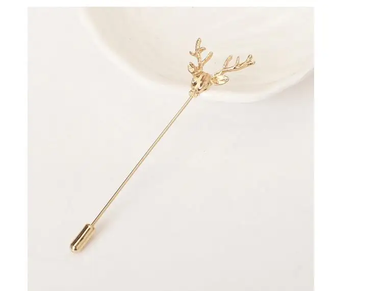 Мужская/Женская Брошь в стиле ретро Orna маленькая брошь с длинными иглами виде