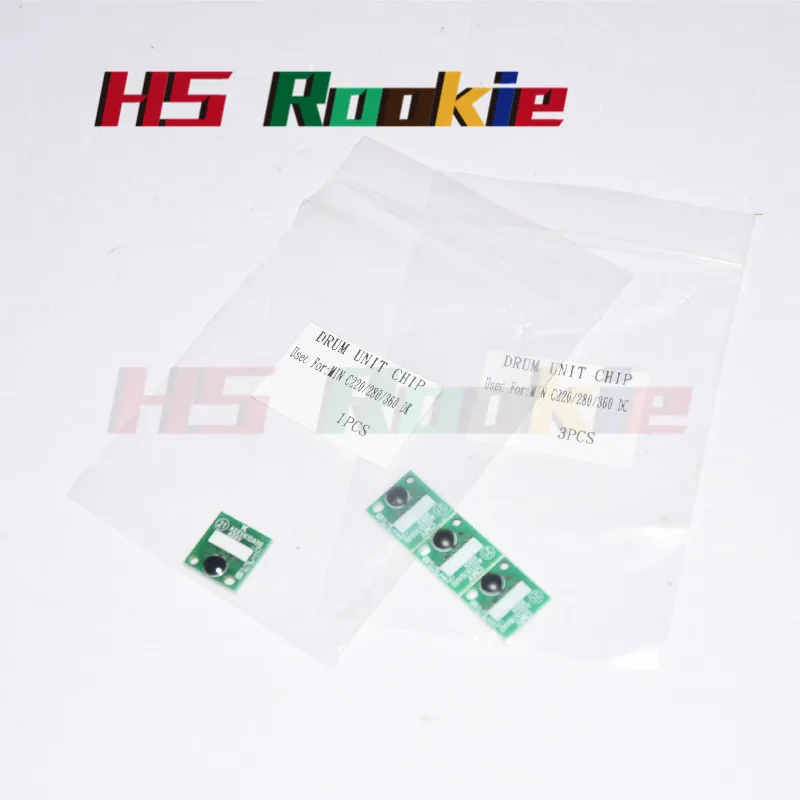Чип барабана DR311 DR 311 DR-311 4 шт. для Konica Minolta Bizhub C360 C280 C220 C 220 280 360 сброс блока