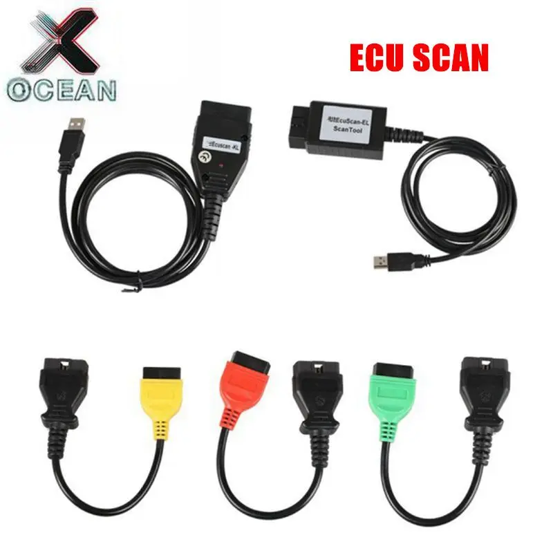 Новейшие диагностические кабели для Fiat ECU Scan FiatECUScan + MultiECUScan / Alfa Romeo Lancia Бесплатная