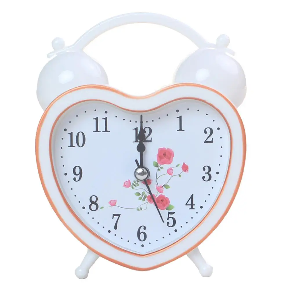 Hot Sle Alarm Clock Vintage Retro Silent Pointer Table Seat Clocks Round Luminous Bedside Night Light Home Decor | Дом и сад