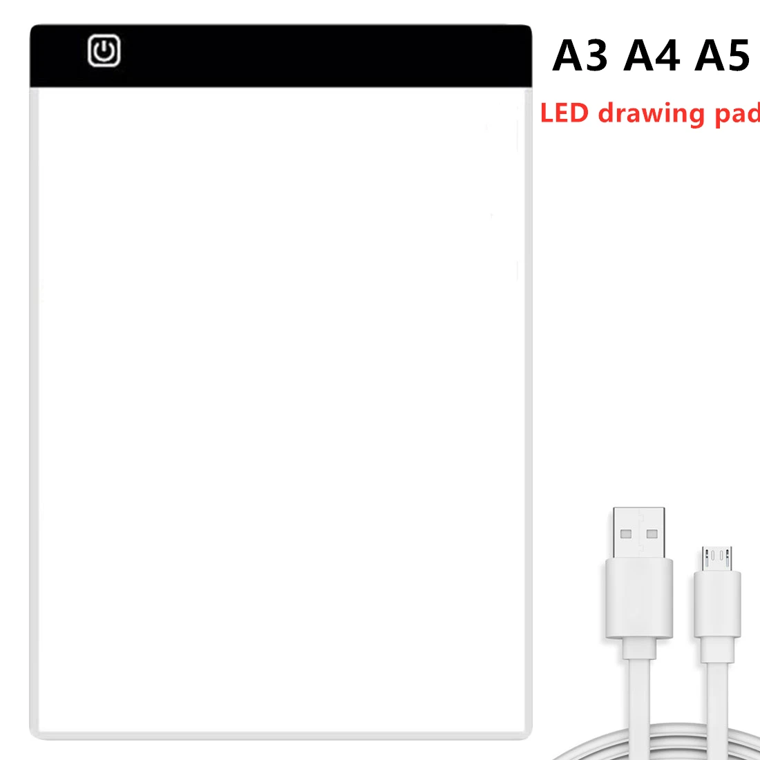 Светодиодный коврик для рисования A3 A4 A5 светодиодный планшет светильник