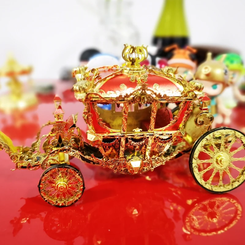 Металлическая сборная 3D головоломка Piececool 216 деталей 4 листа креативные подарки