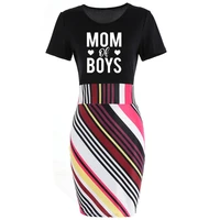women dresses mama of boys raising boys best mom ever funny mother pencil dress gift for her nature package hip dress