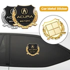 2 шт., металлические наклейки на боковые двери автомобиля Acura Integra TL TLX ILX RL NSX ZDX MDX RDX TSX RSX RLX