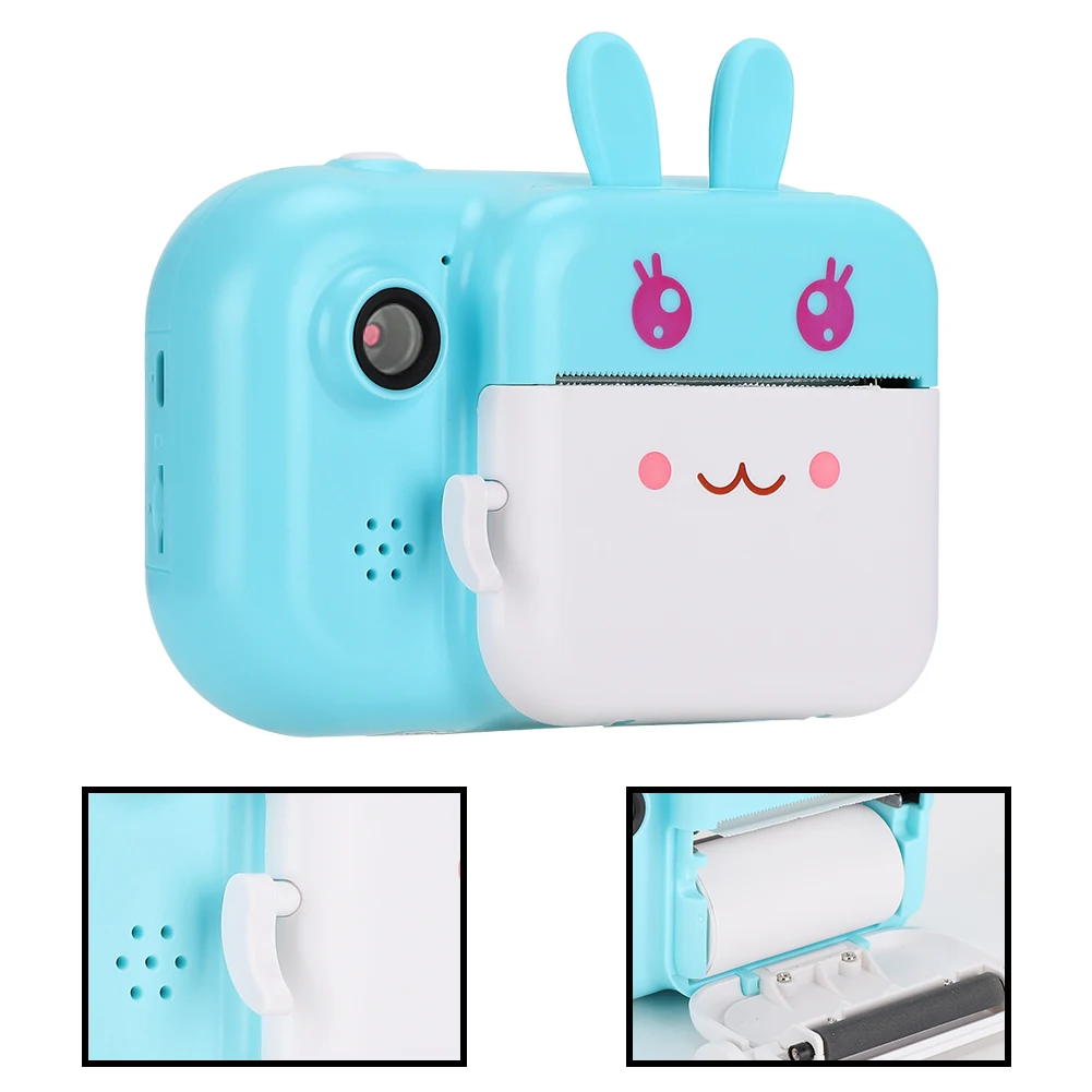 Детская камера мгновенная печать для детей 1080P HD с термальной фотобумагой