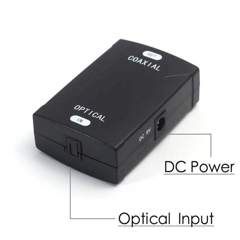 Цифро аналоговый 5 1 канала стерео аудио конвертер волоконно оптический
