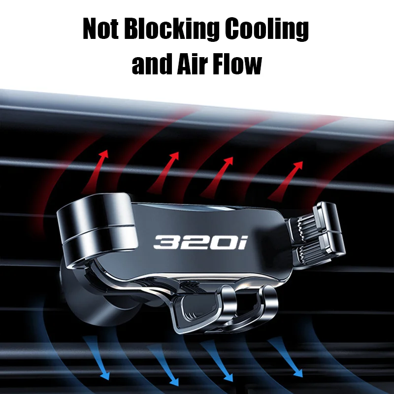 Car Phone Holder Metal Auto Air Outlet Mobilephone GPS For BMW 340d 335d 330d 328d 325d 320d 318d 316d 340i 335i